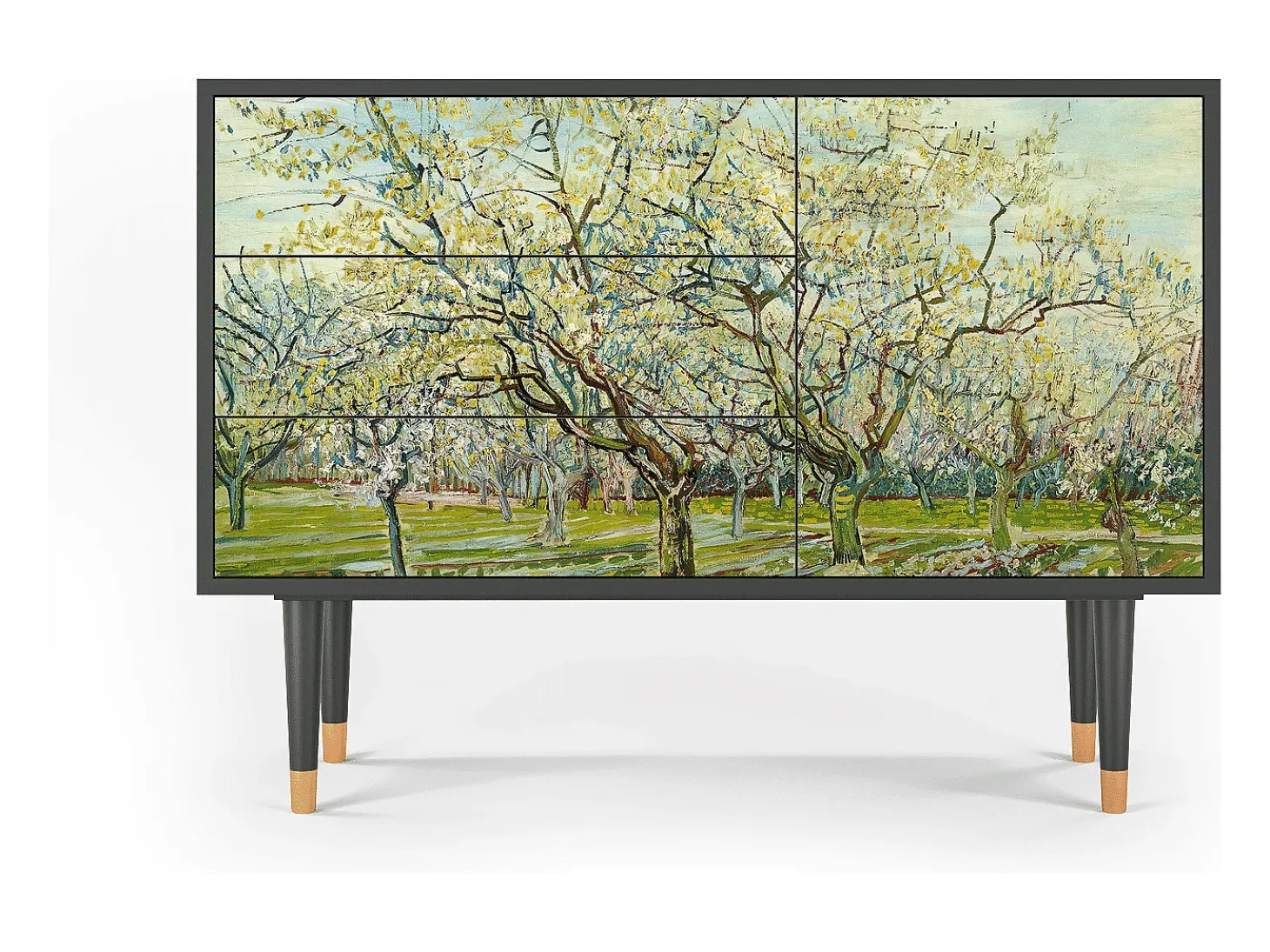 Aparador - 115х84х41 cm - S3 - The Blanco Orchard, Antracita