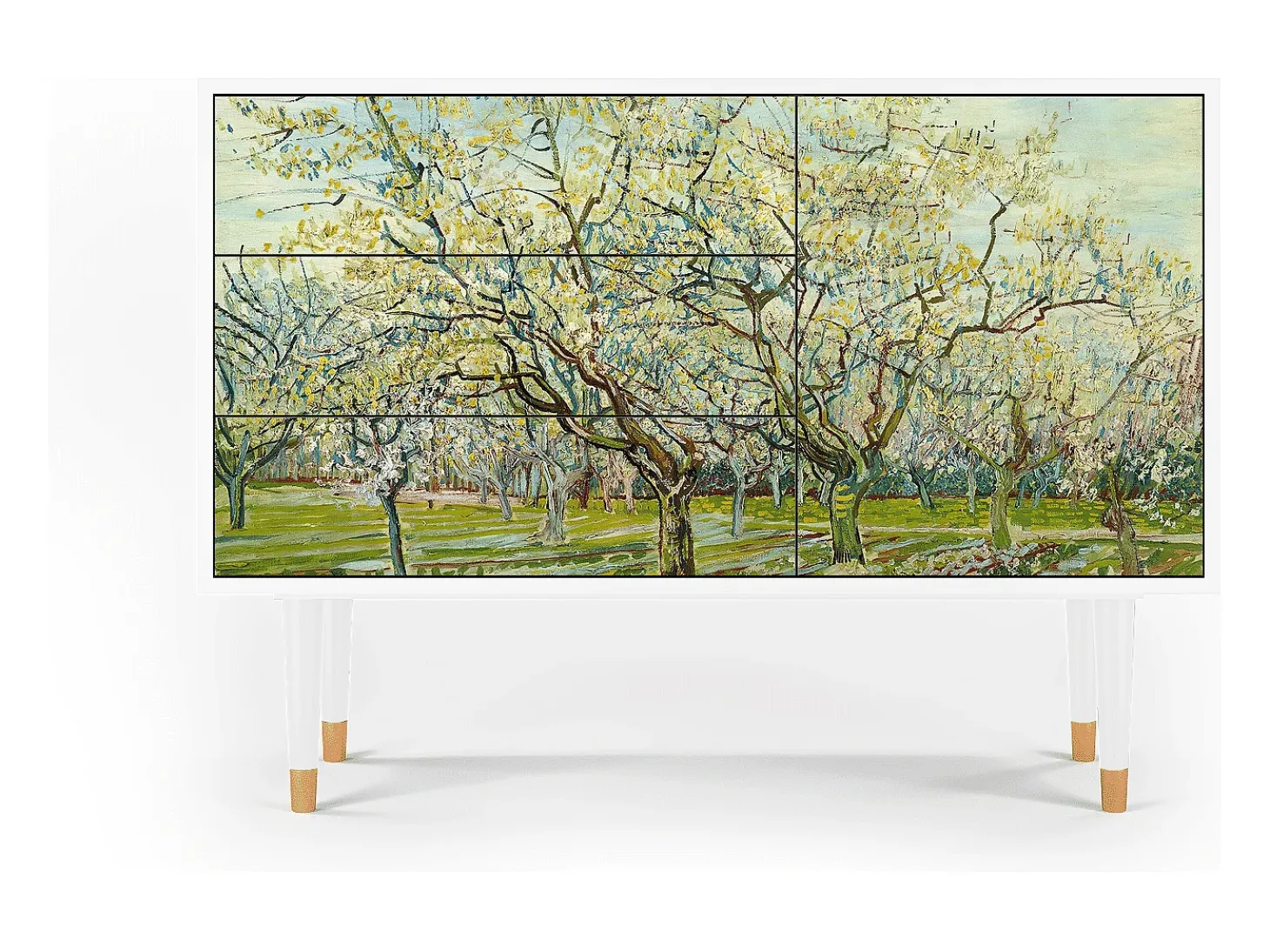 Aparador - 115х84х41 cm - S3 - The Blanco Orchard, Blanco