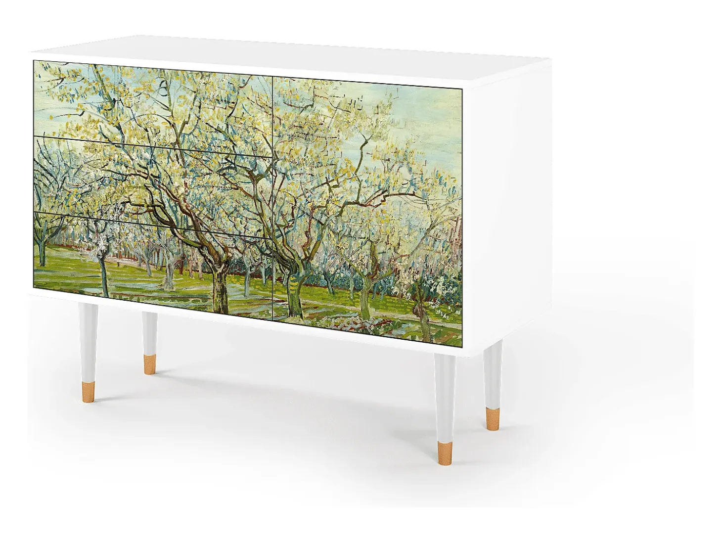 Aparador - 115х84х41 cm - S3 - The Blanco Orchard, Blanco