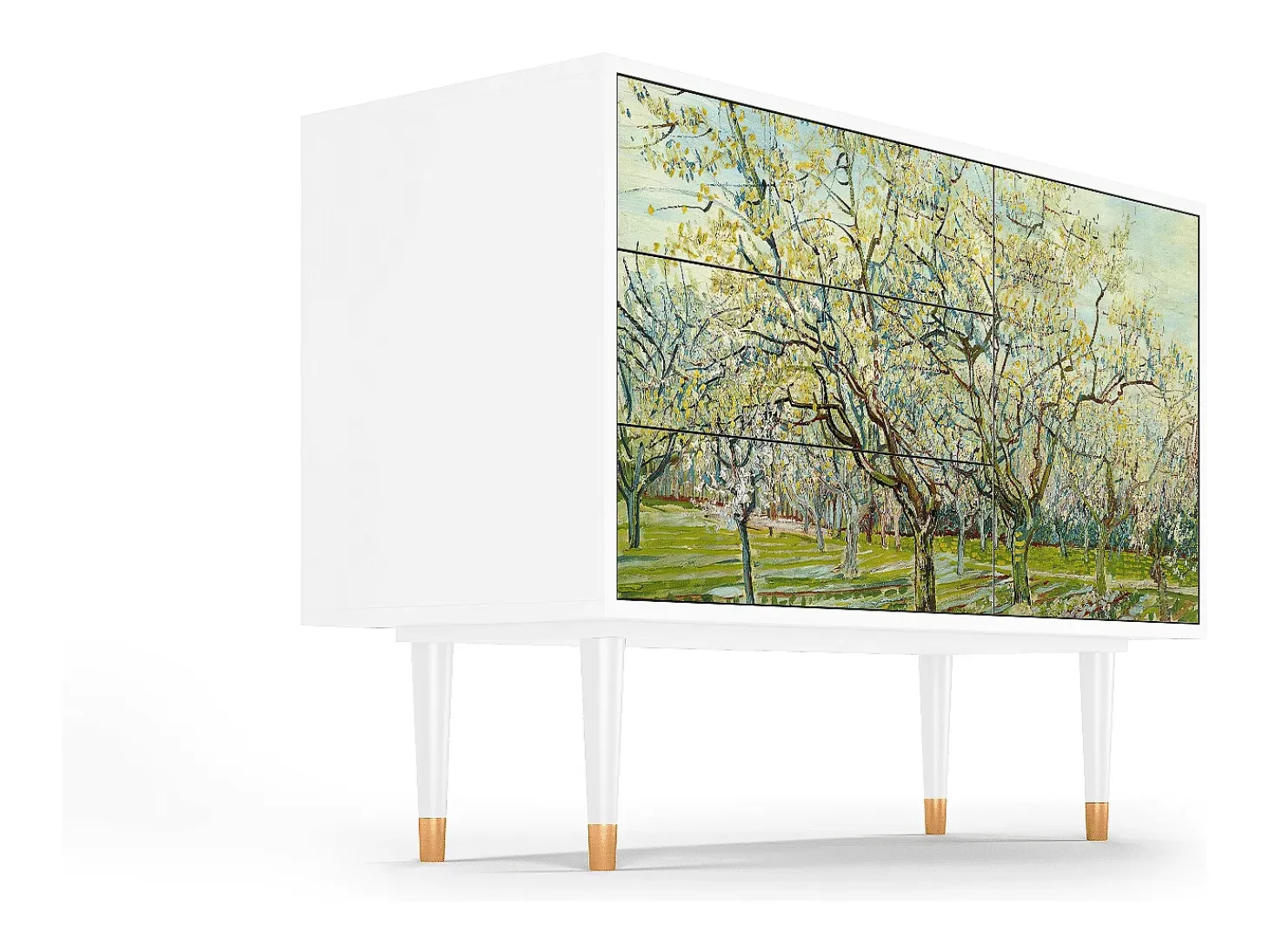 Aparador - 115х84х41 cm - S3 - The Blanco Orchard, Blanco