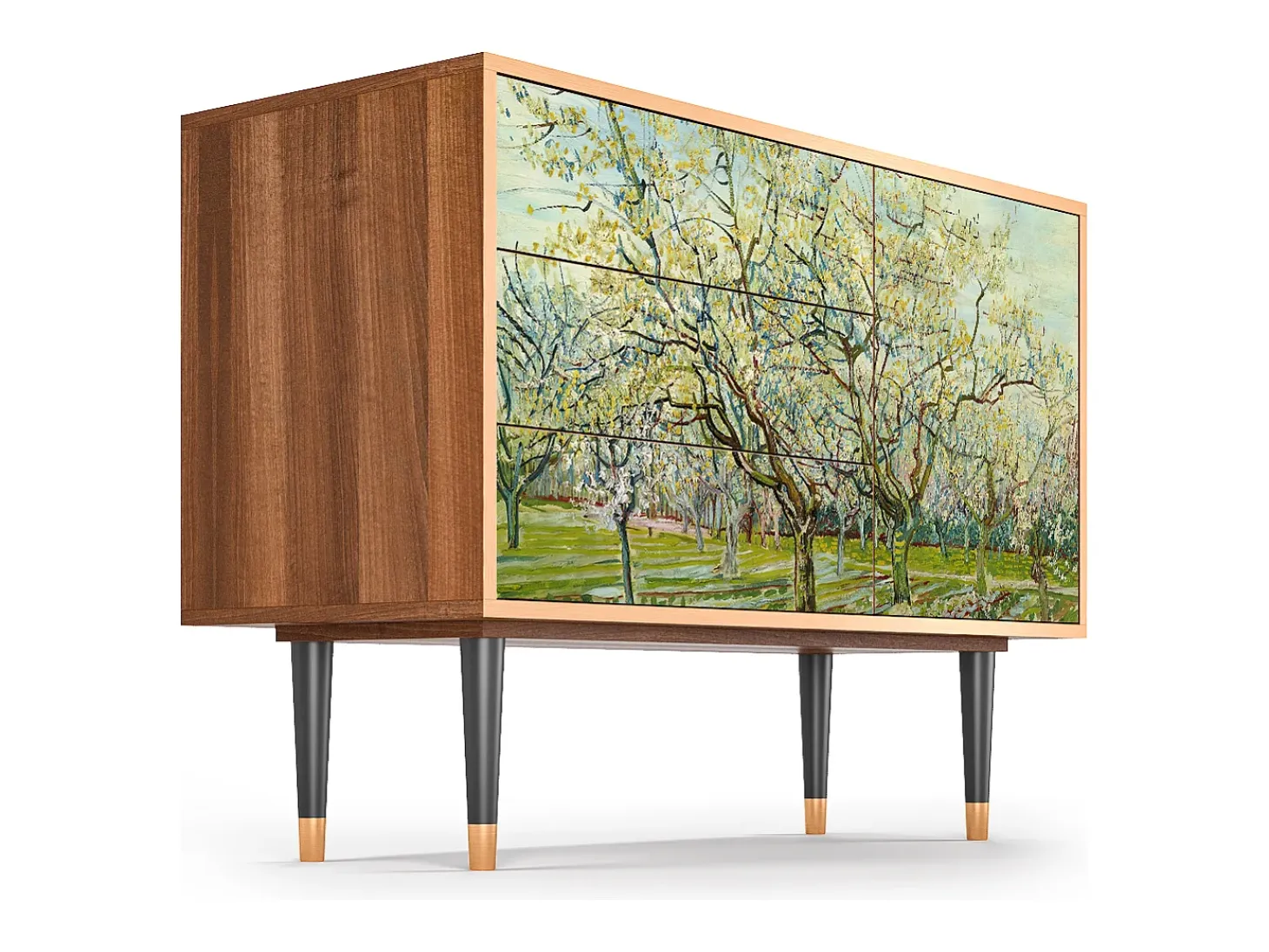 Aparador - 115х84х41 cm - S3 - The Blanco Orchard, Nogal