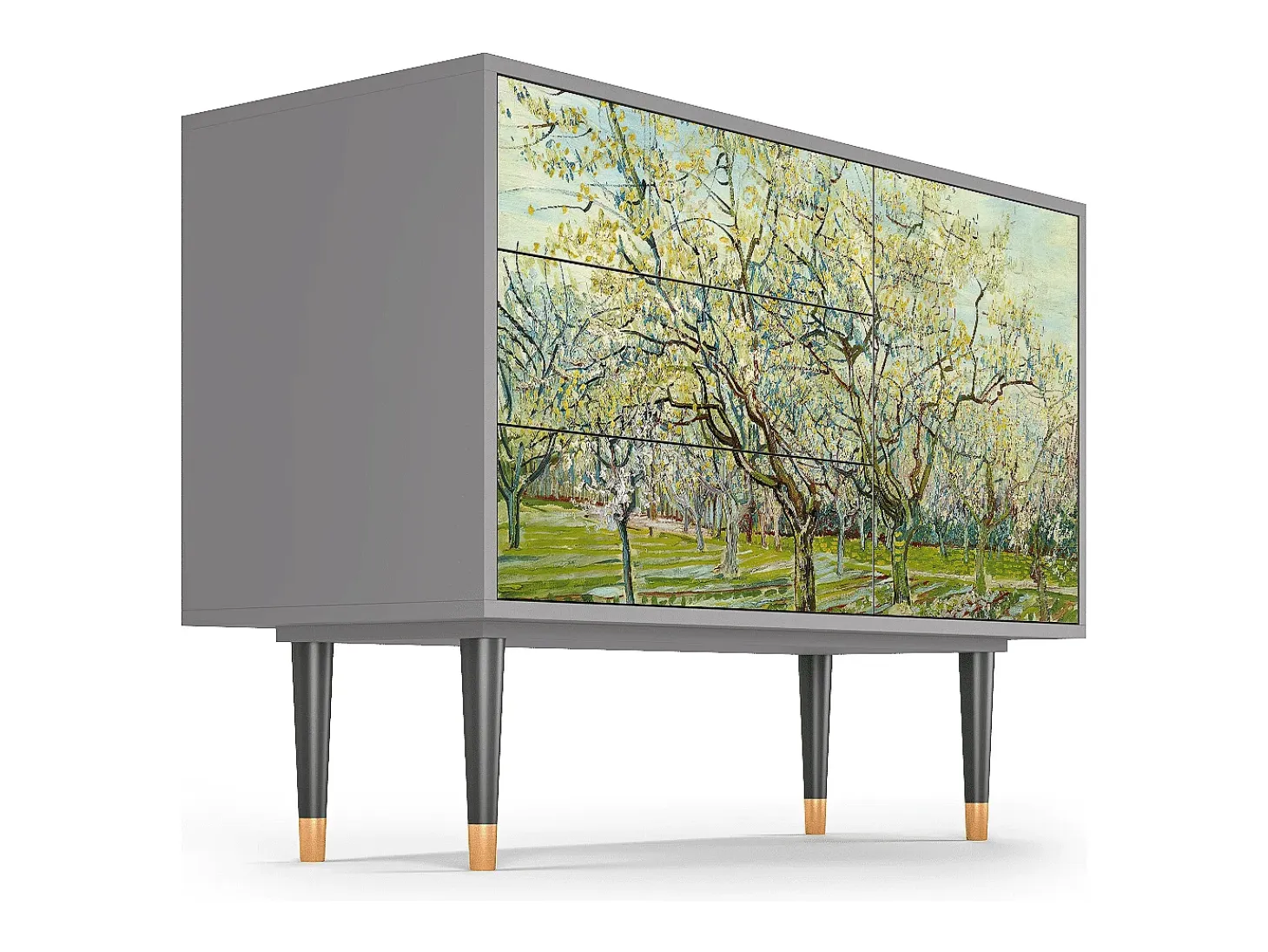 Aparador - 115х84х41 cm - S3 - The Blanco Orchard, Gris