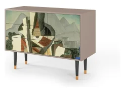 Aparador - 115х84х41 cm - S3 - The Cubist Paintings , Latte