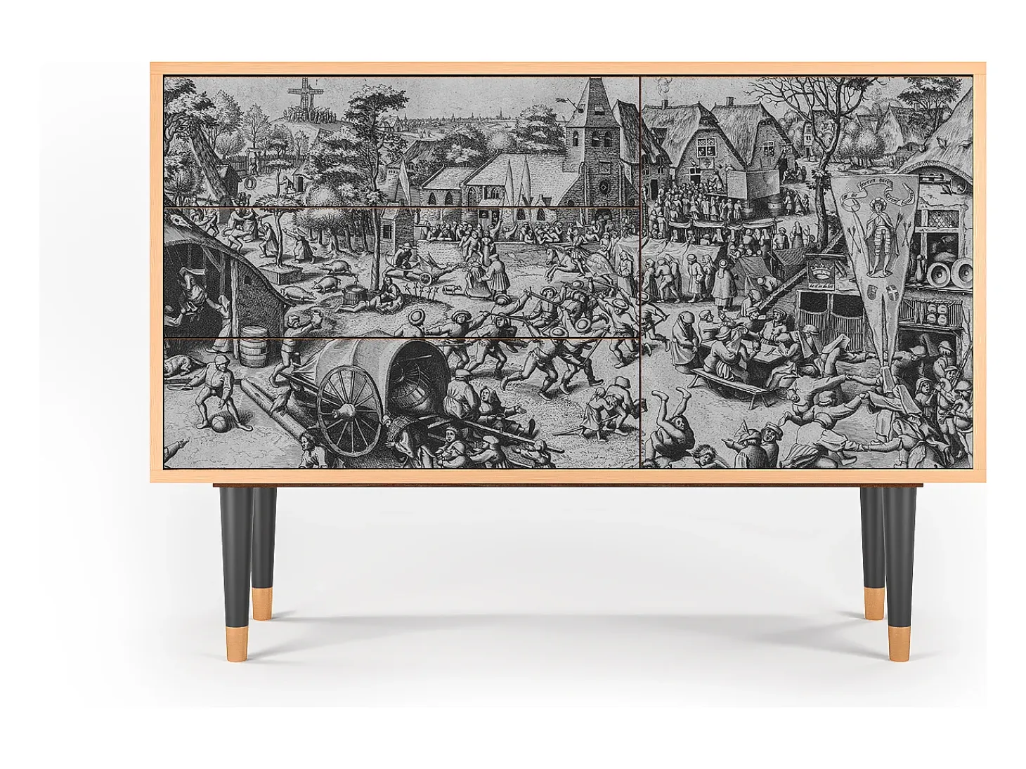 Aparador - 115х84х41 cm - S3 - The Festival of Saint, Nogal