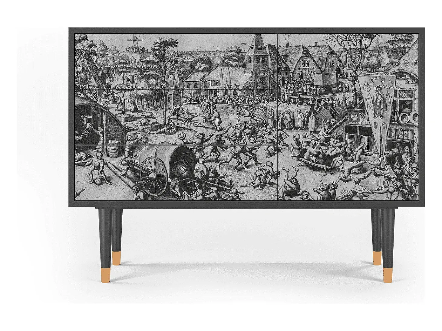 Aparador - 115х84х41 cm - S3 - The Festival of Saint, Antracita