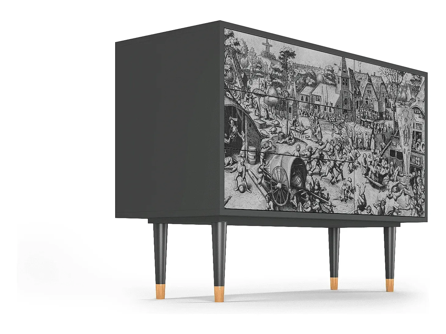 Aparador - 115х84х41 cm - S3 - The Festival of Saint, Antracita