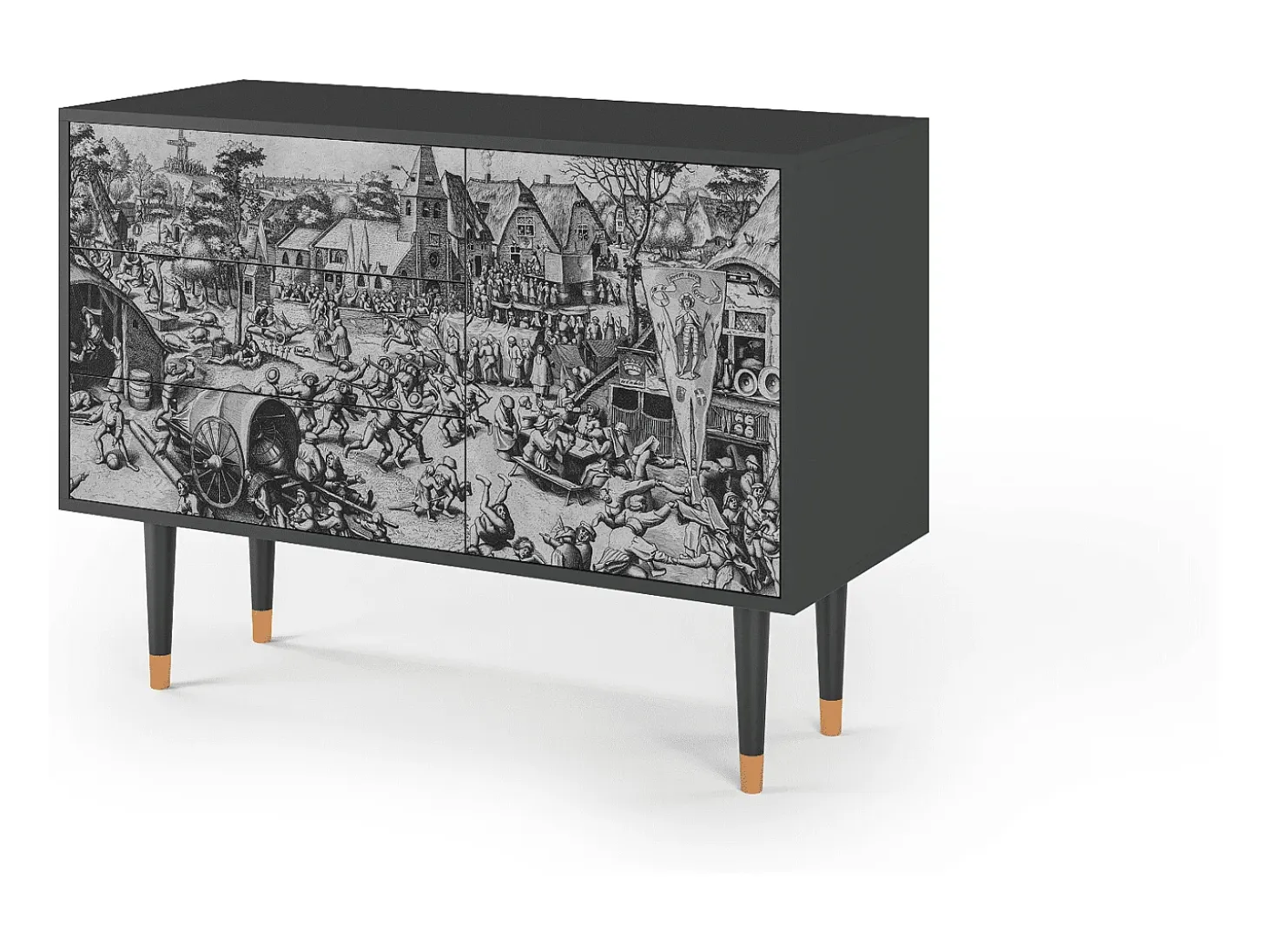 Aparador - 115х84х41 cm - S3 - The Festival of Saint, Antracita