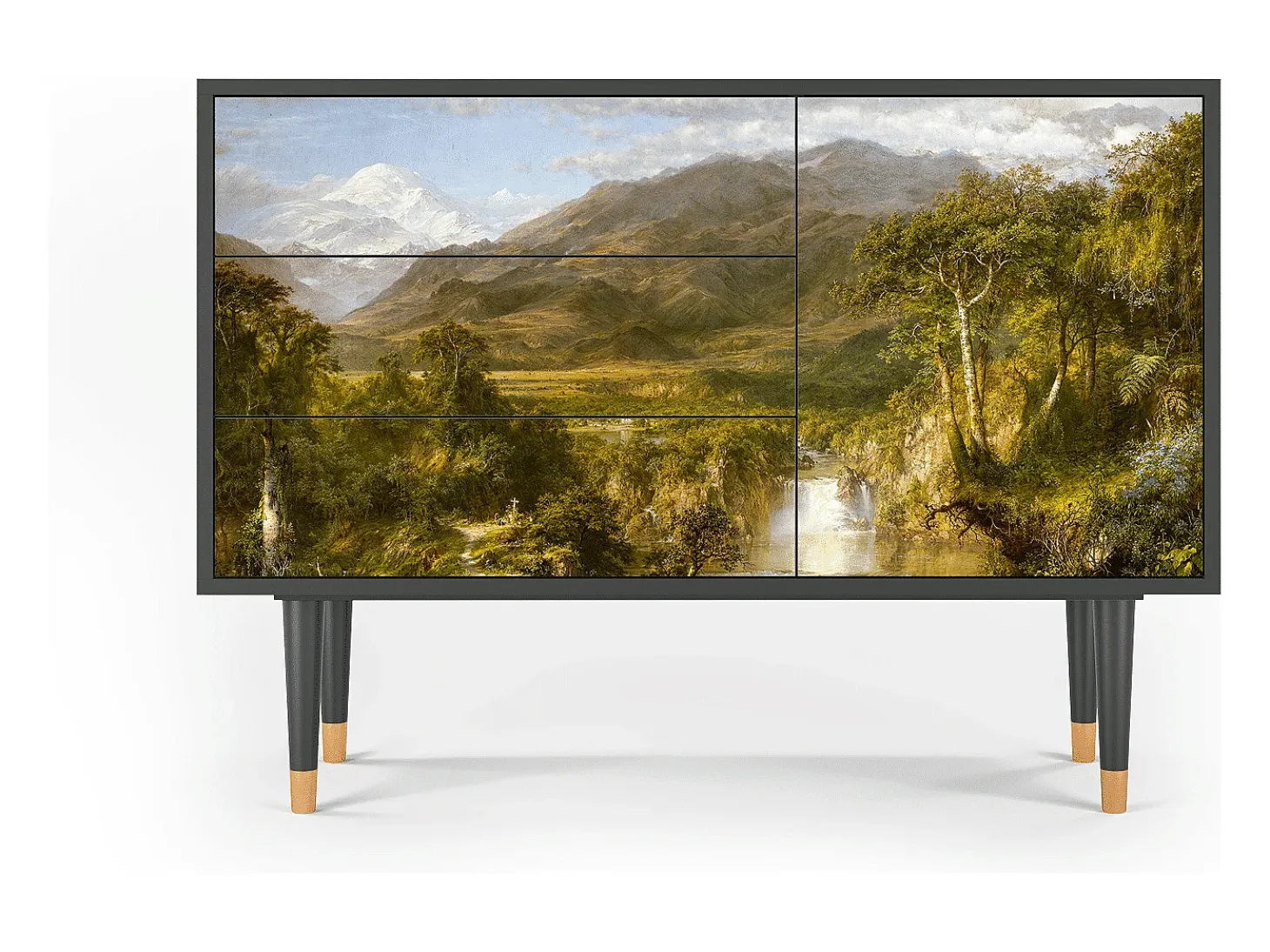 Aparador - 115х84х41 cm - S3 - The Heart of the Andes , Antracita