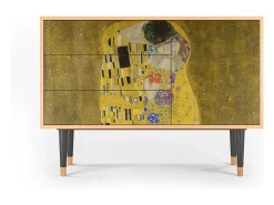 Aparador - 115х84х41 cm - S3 - The Kiss by Klimt , Nogal