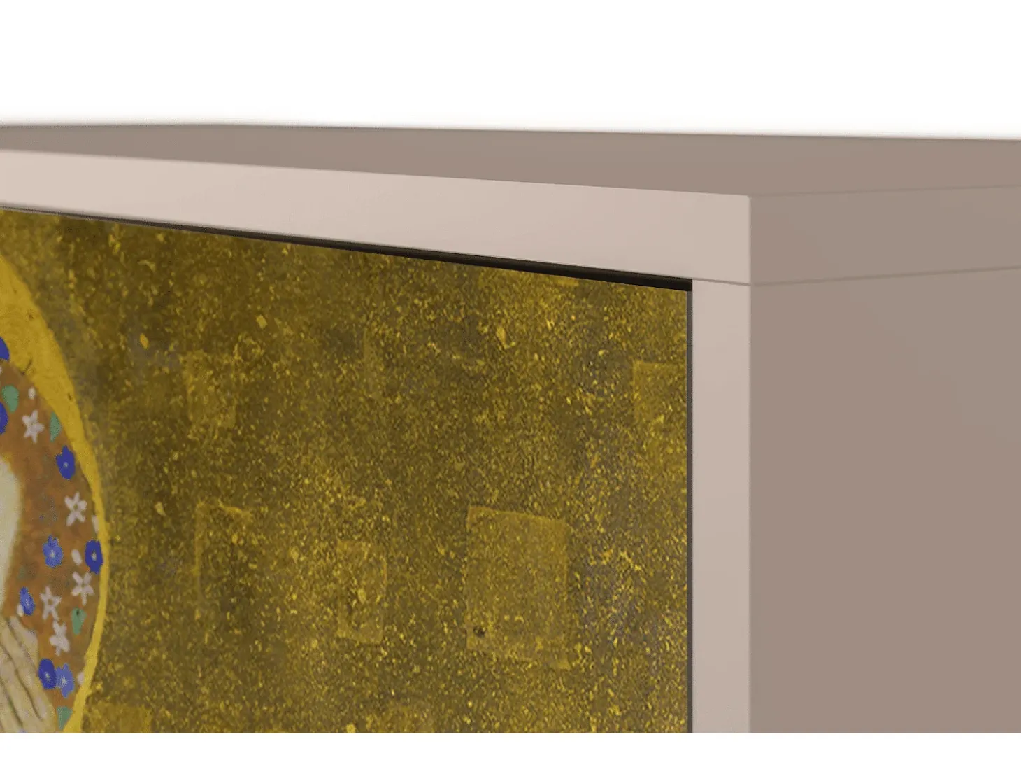 Aparador - 115х84х41 cm - S3 - The Kiss by Klimt , Latte