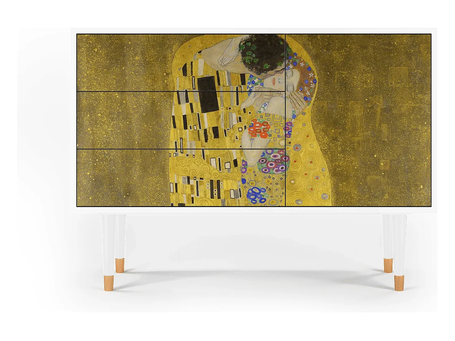 Aparador - 115х84х41 cm - S3 - The Maiden by Klimt, Blanco