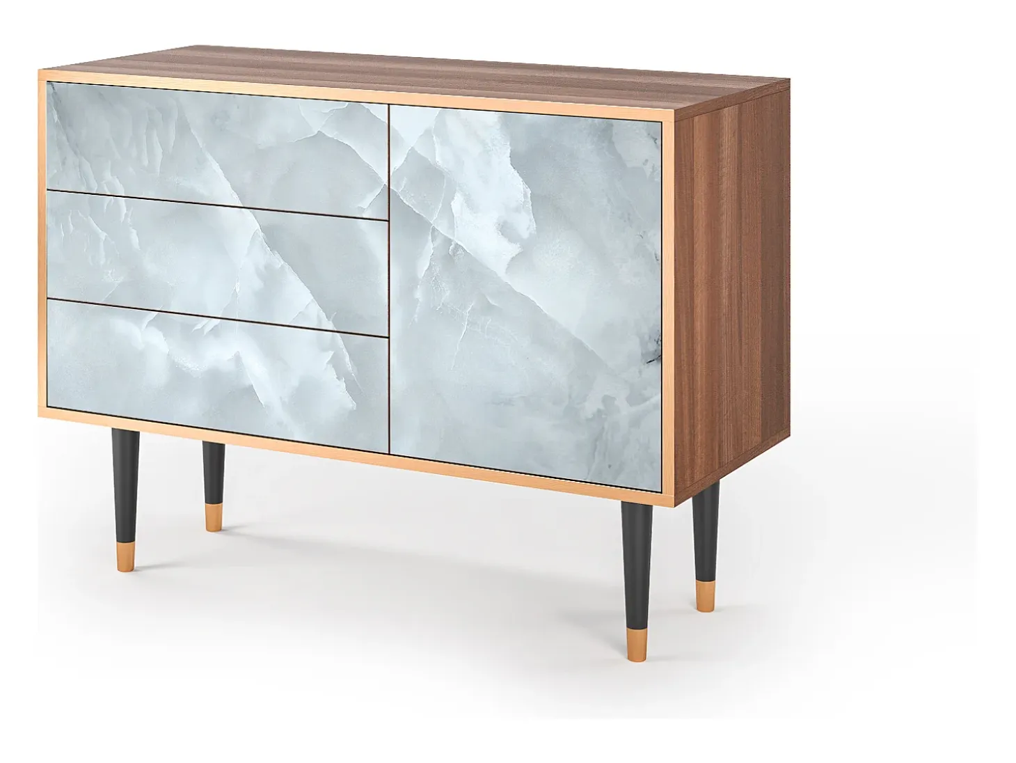 Aparador - 115х84х41 cm - S3 - The Onyx, Nogal