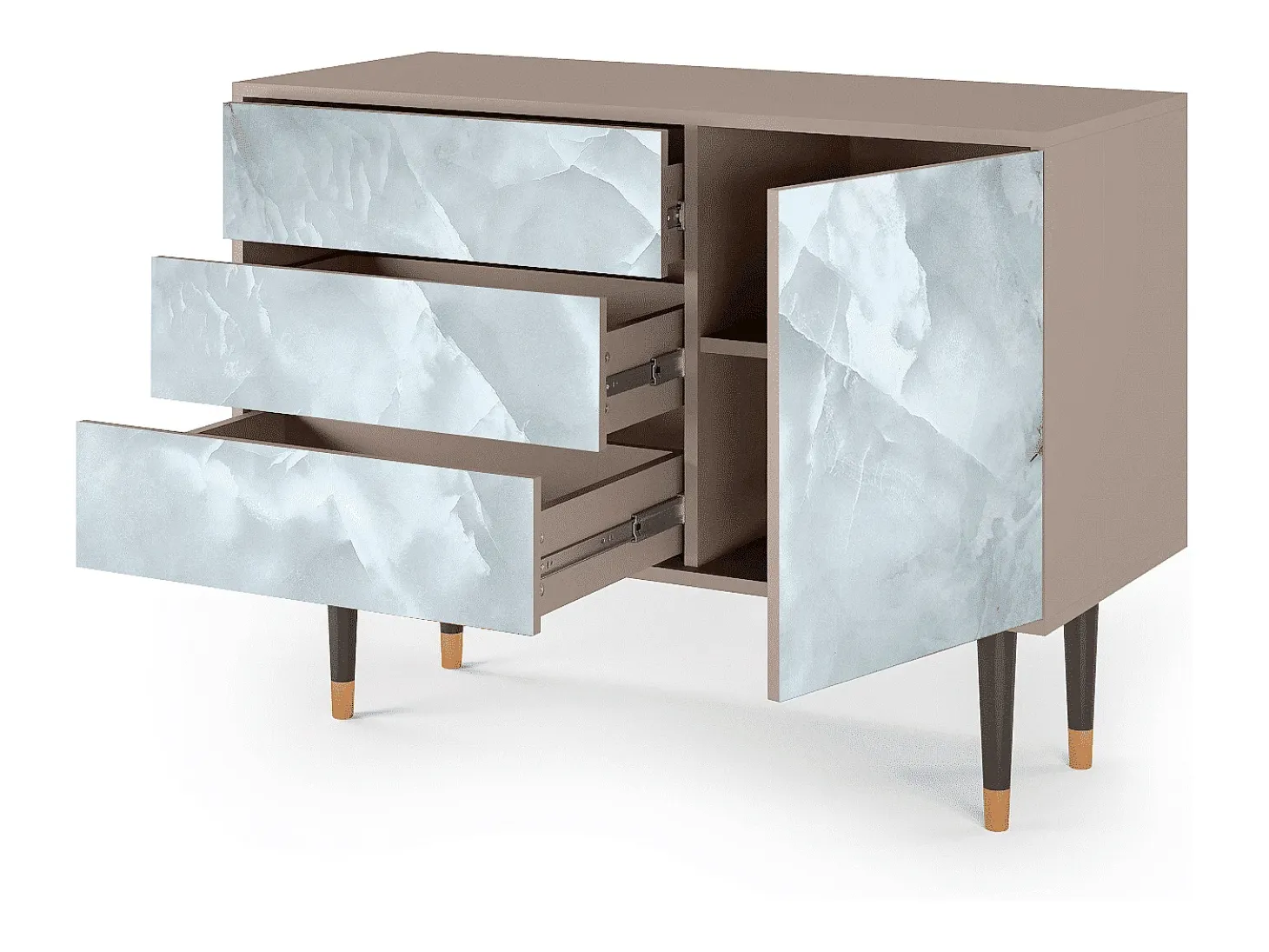 Aparador - 115х84х41 cm - S3 - The Onyx, Latte