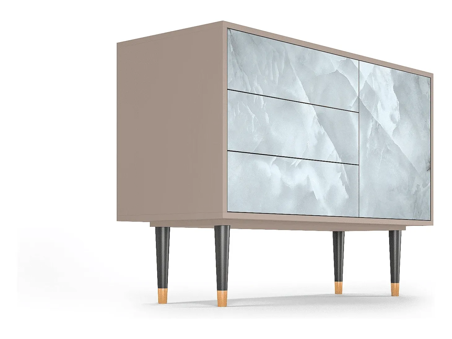 Aparador - 115х84х41 cm - S3 - The Onyx, Latte