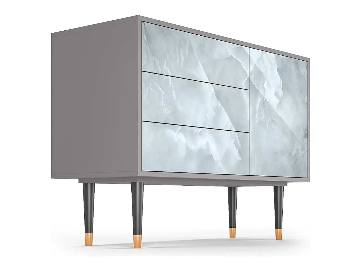 Aparador - 115х84х41 cm - S3 - The Onyx, Gris