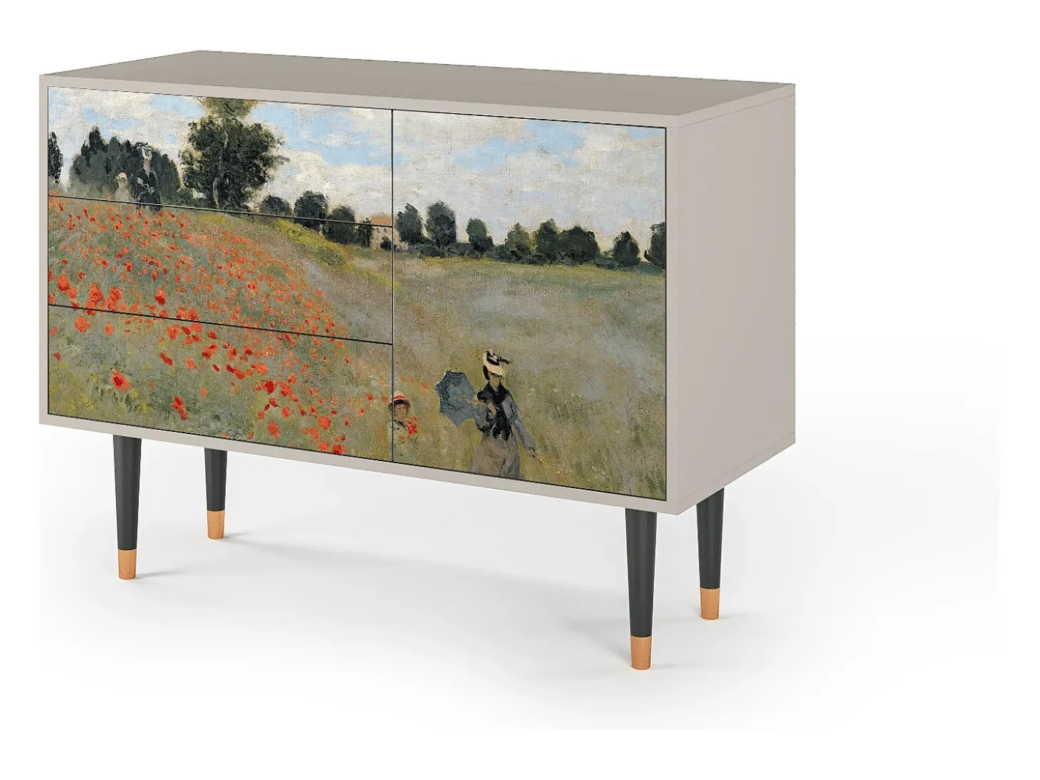 Aparador - 115х84х41 cm - S3 - The Poppy Field , Arena