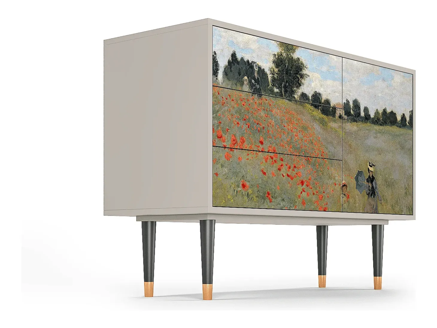 Aparador - 115х84х41 cm - S3 - The Poppy Field , Arena