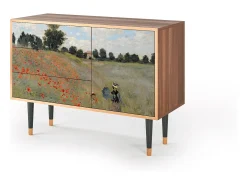 Aparador - 115х84х41 cm - S3 - The Poppy Field , Nogal