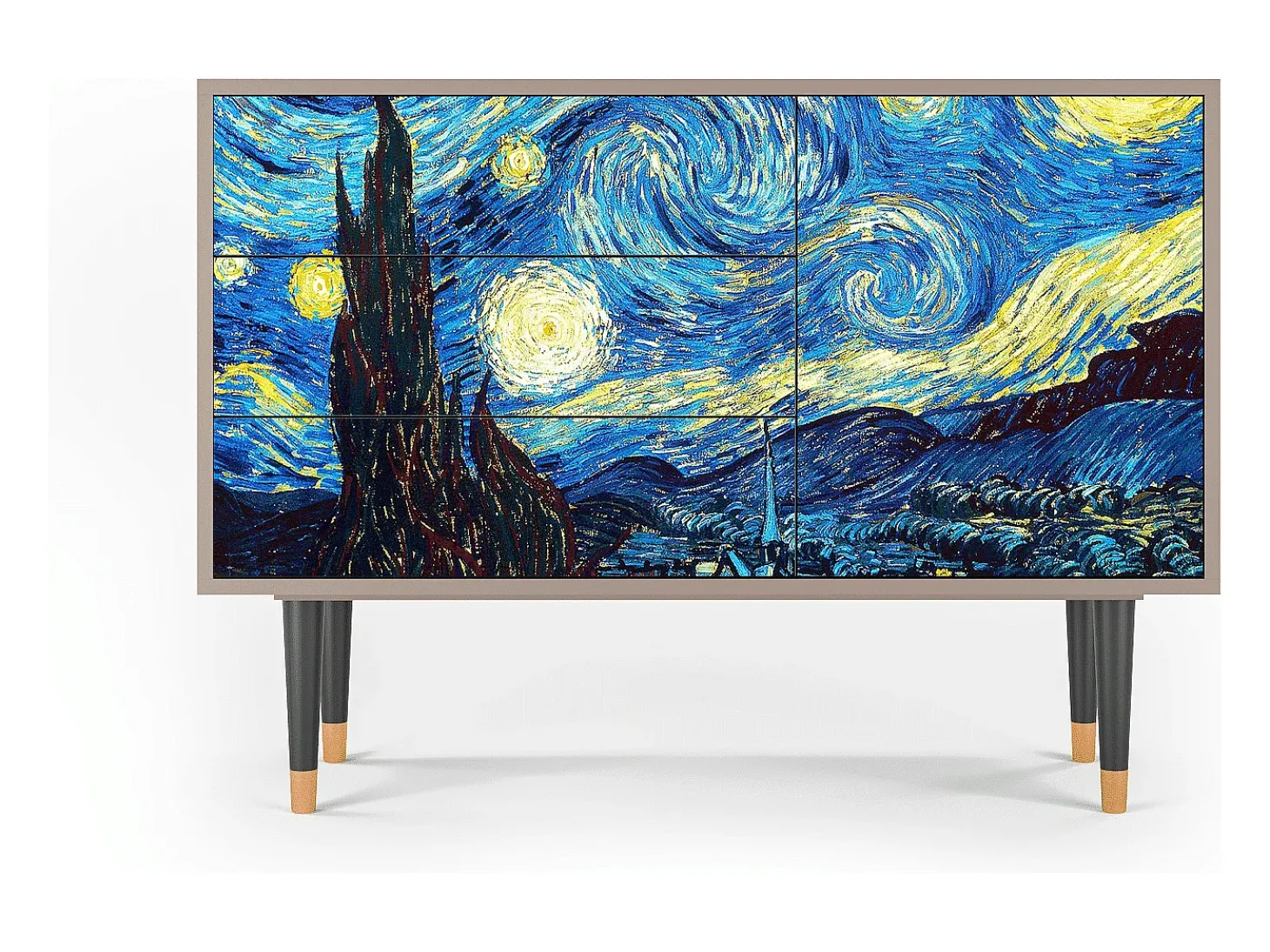 Aparador - 115х84х41 cm - S3 - The Starry Night , Arena