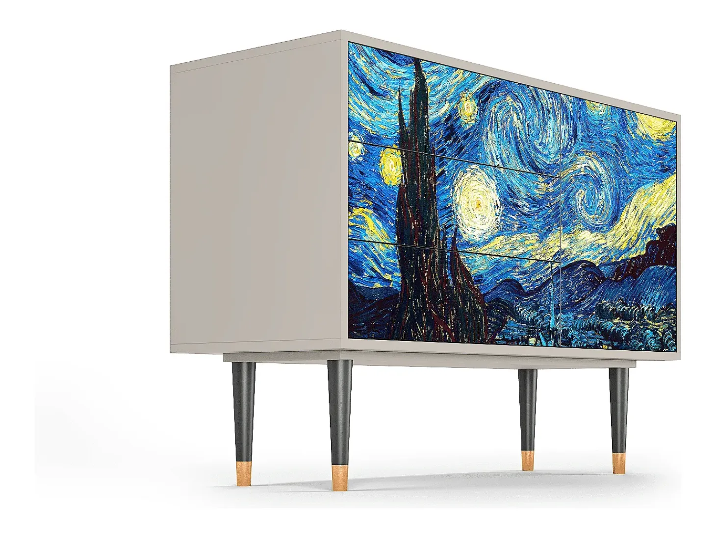 Aparador - 115х84х41 cm - S3 - The Starry Night , Arena