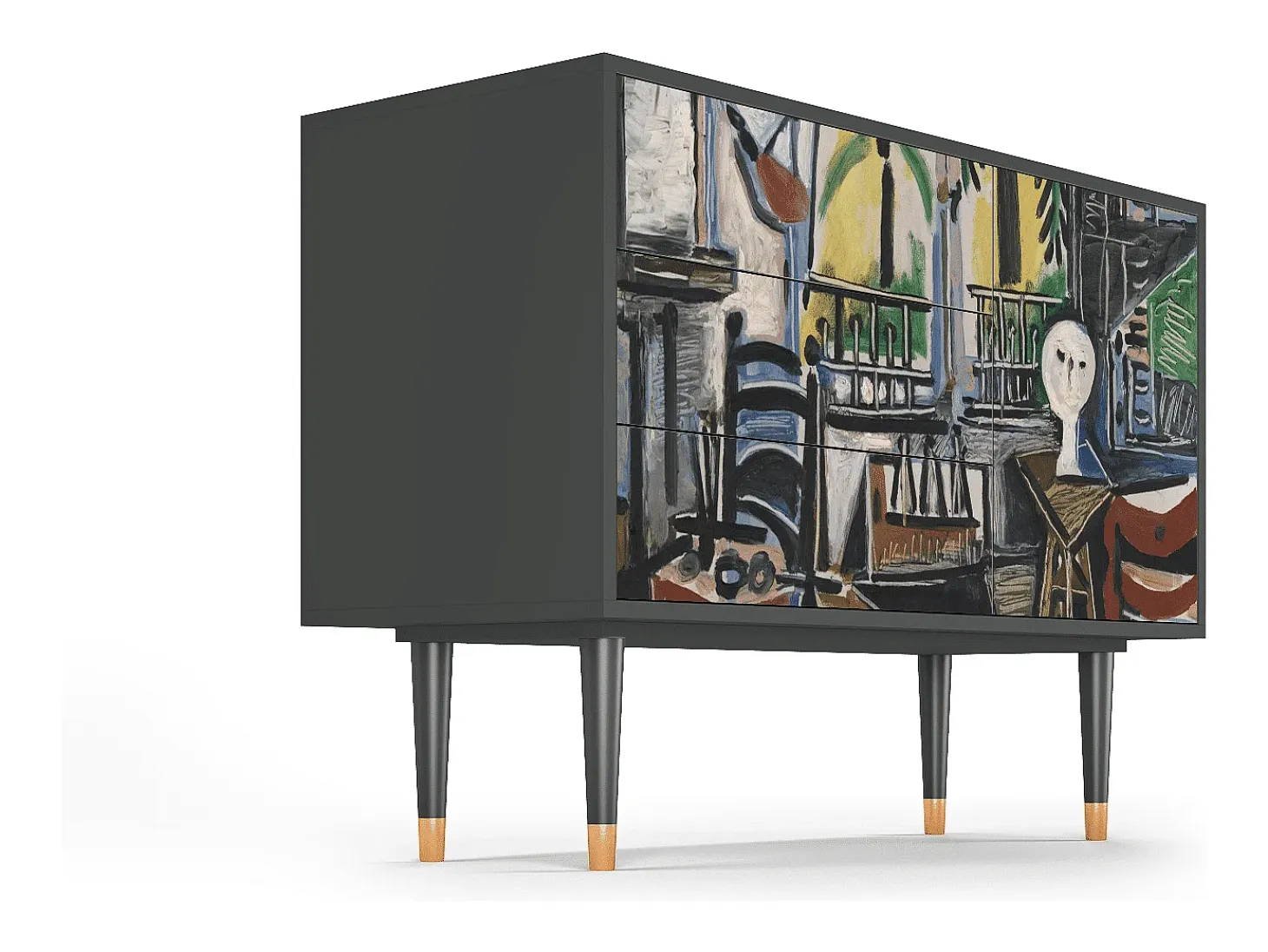 Aparador - 115х84х41 cm - S3 - The Studio , Antracita