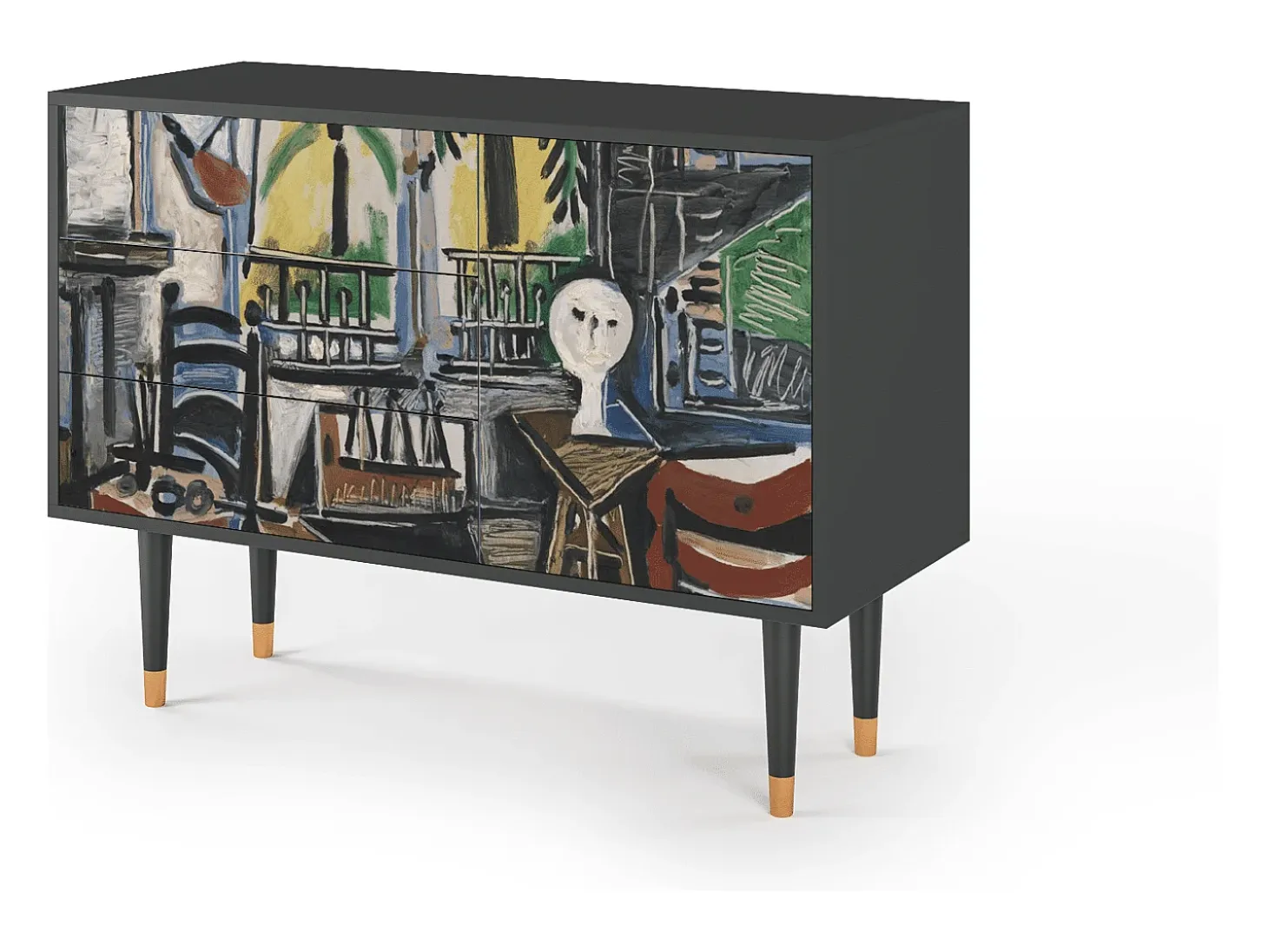 Aparador - 115х84х41 cm - S3 - The Studio , Antracita