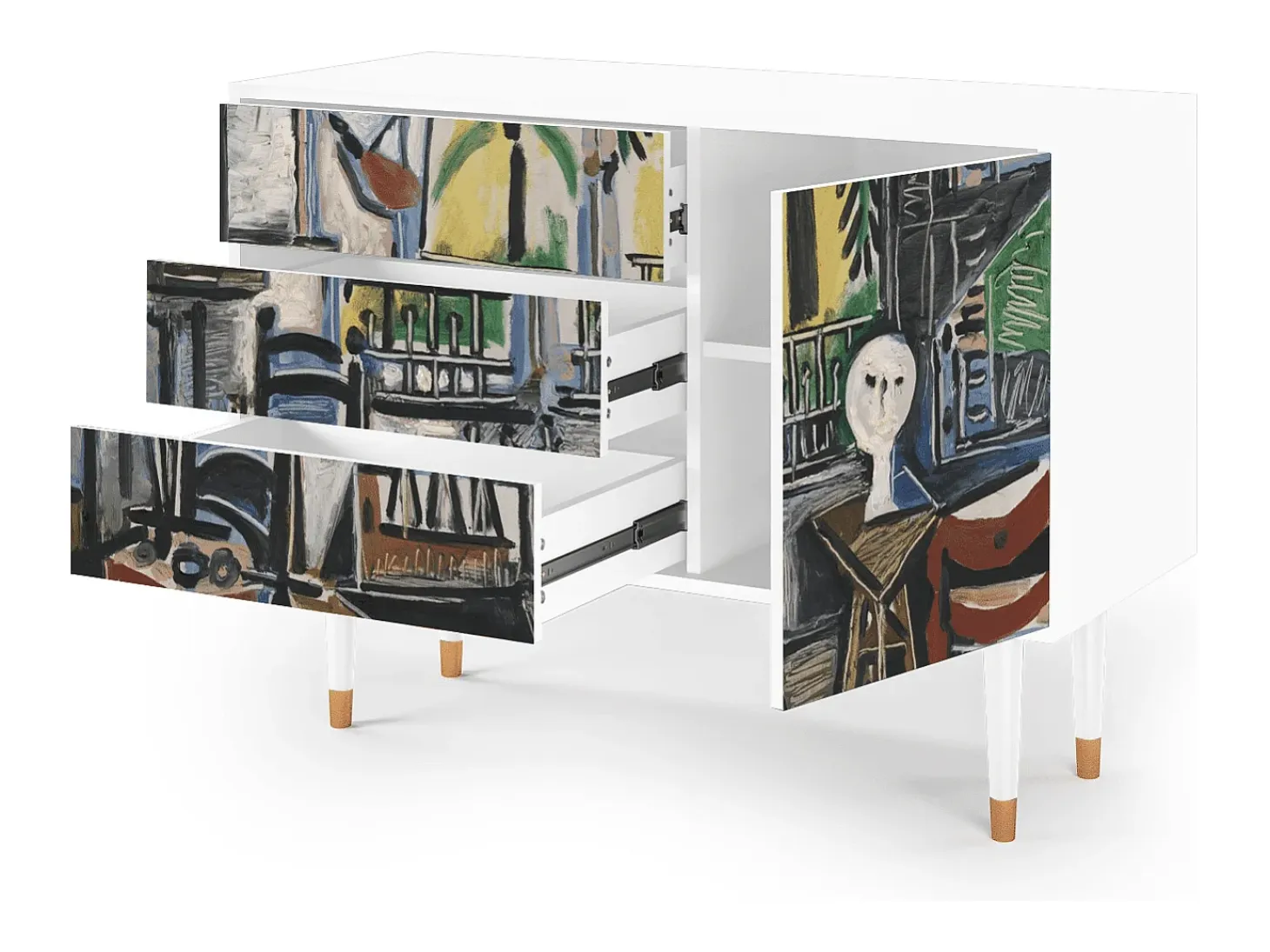 Aparador - 115х84х41 cm - S3 - The Studio , Blanco