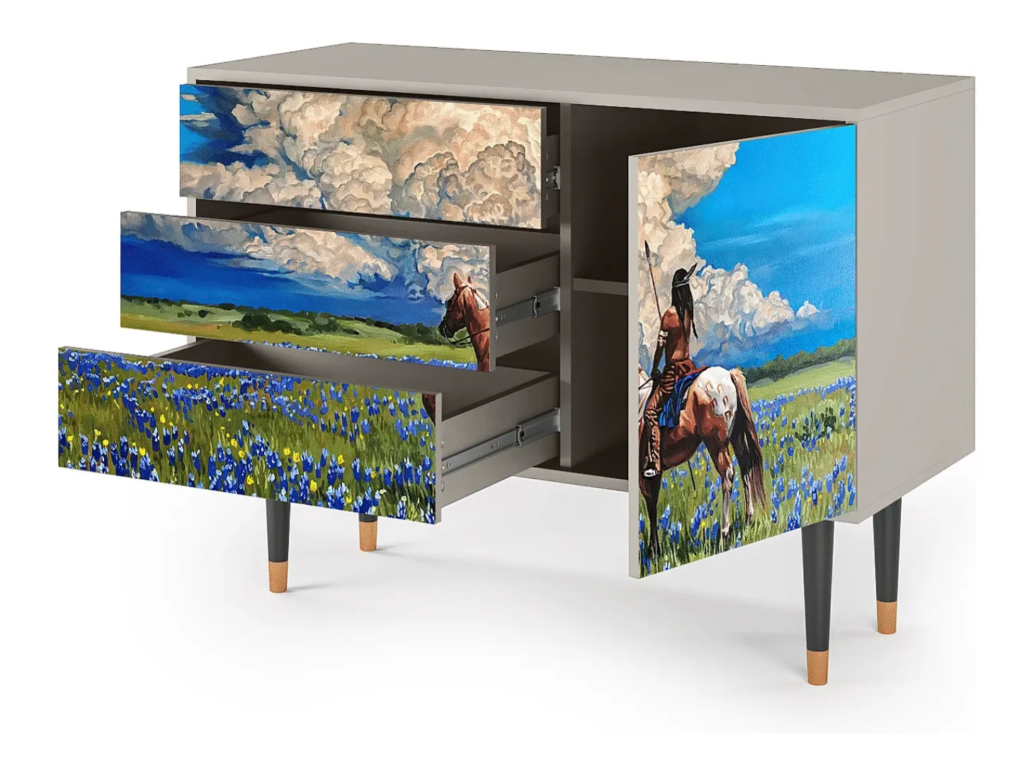Aparador - 115х84х41 cm - S3 - Thunderheads by Dean, Arena