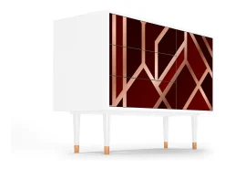 Aparador - 115х84х41 cm - S3 - Velvet 1920's, Blanco