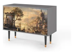 Aparador - 115х84х41 cm - S3 - Venice, Gris