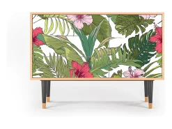 Aparador - 115х84х41 cm - S3 - Verdant Tropics, Nogal