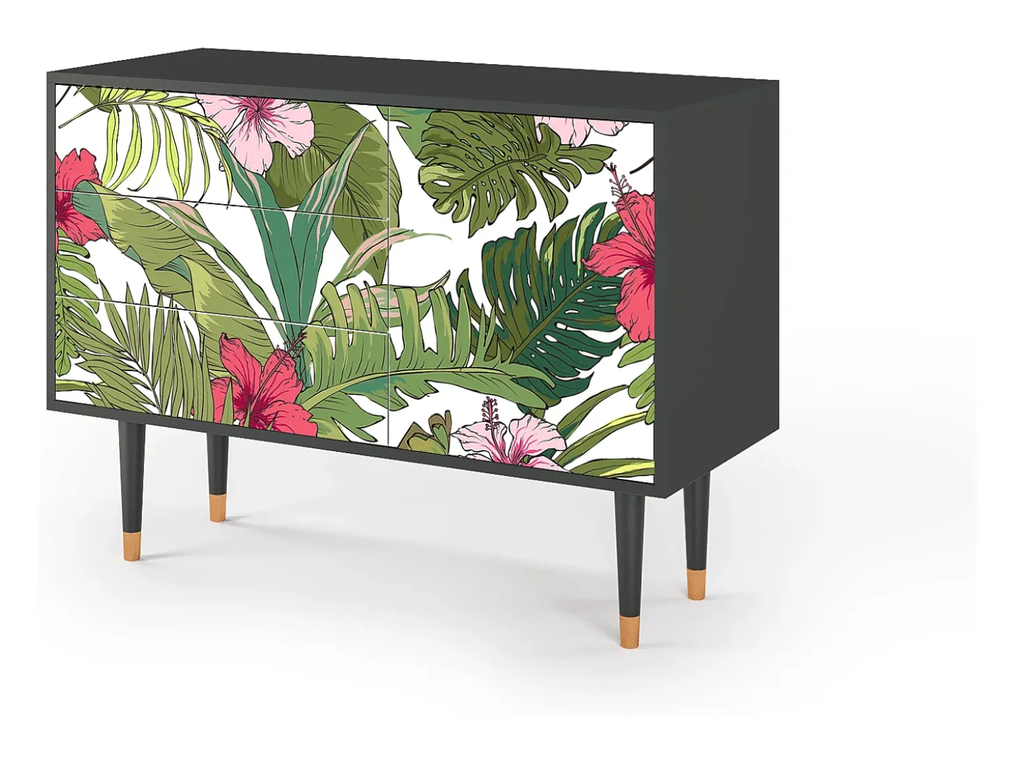 Aparador - 115х84х41 cm - S3 - Verdant Tropics, Antracita