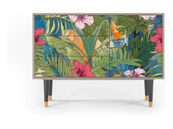 Aparador - 115х84х41 cm - S3 - Verdant Tropics, Latte