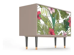 Aparador - 115х84х41 cm - S3 - Verdant Tropics, Latte
