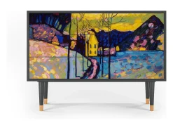 Aparador - 115х84х41 cm - S3 - Winter Landscape, Antracita