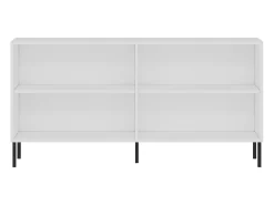 Aparador – 150 cm x 75 cm x 36 cm – Blanco – Tablero aglomerado revestido de melamina