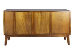 Aparador 6 cajones y 2 puertas de madera maciza de mindi Kretos 160 cm