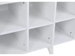 Aparador – 150cm x 42cm x 71cm – Blanco – Tablero de partículas con revestimiento de melamina