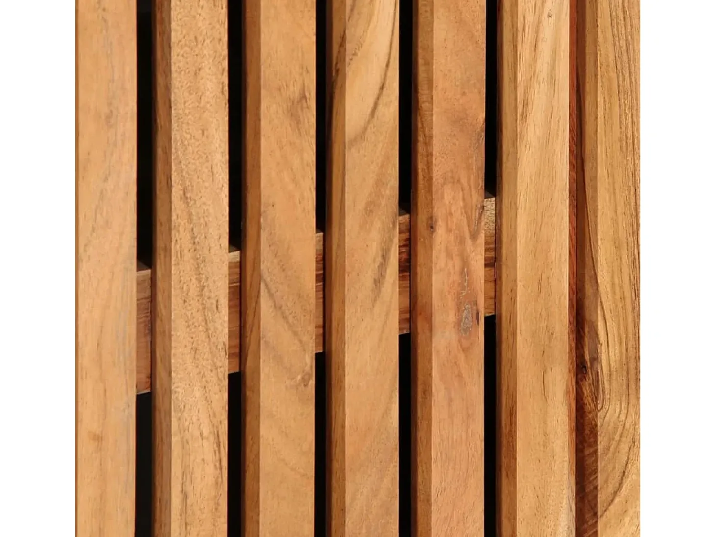 Aparador 3 piezas madera maciza acacia 60x34x75 cm