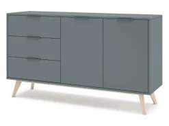 Aparador 2 puertas y 3 cajones 140x81 cm