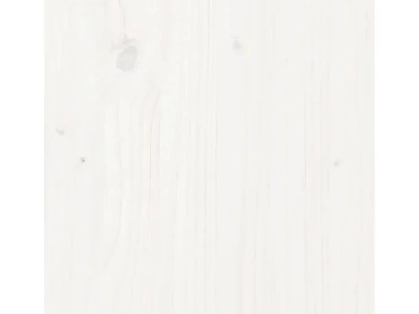 Aparador 2 uds madera maciza de pino blanco 32x34x75 cm