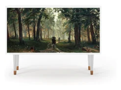 Aparador - 115x85x48 cm - BS4 - Rain in the Oak Forest, Blanco