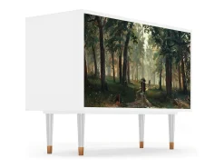 Aparador - 115x85x48 cm - BS4 - Rain in the Oak Forest, Blanco