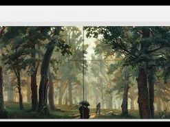 Aparador - 115x85x48 cm - BS4 - Rain in the Oak Forest, Blanco