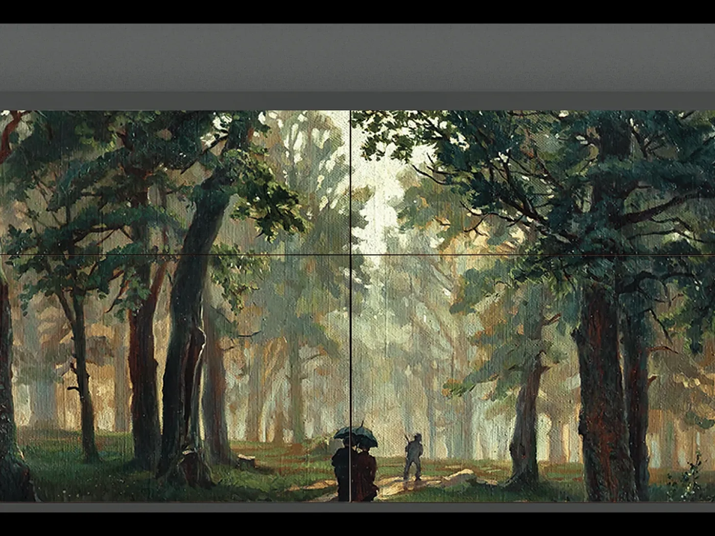 Aparador - 115x85x48 cm - BS4 - Rain in the Oak Forest, Antracita