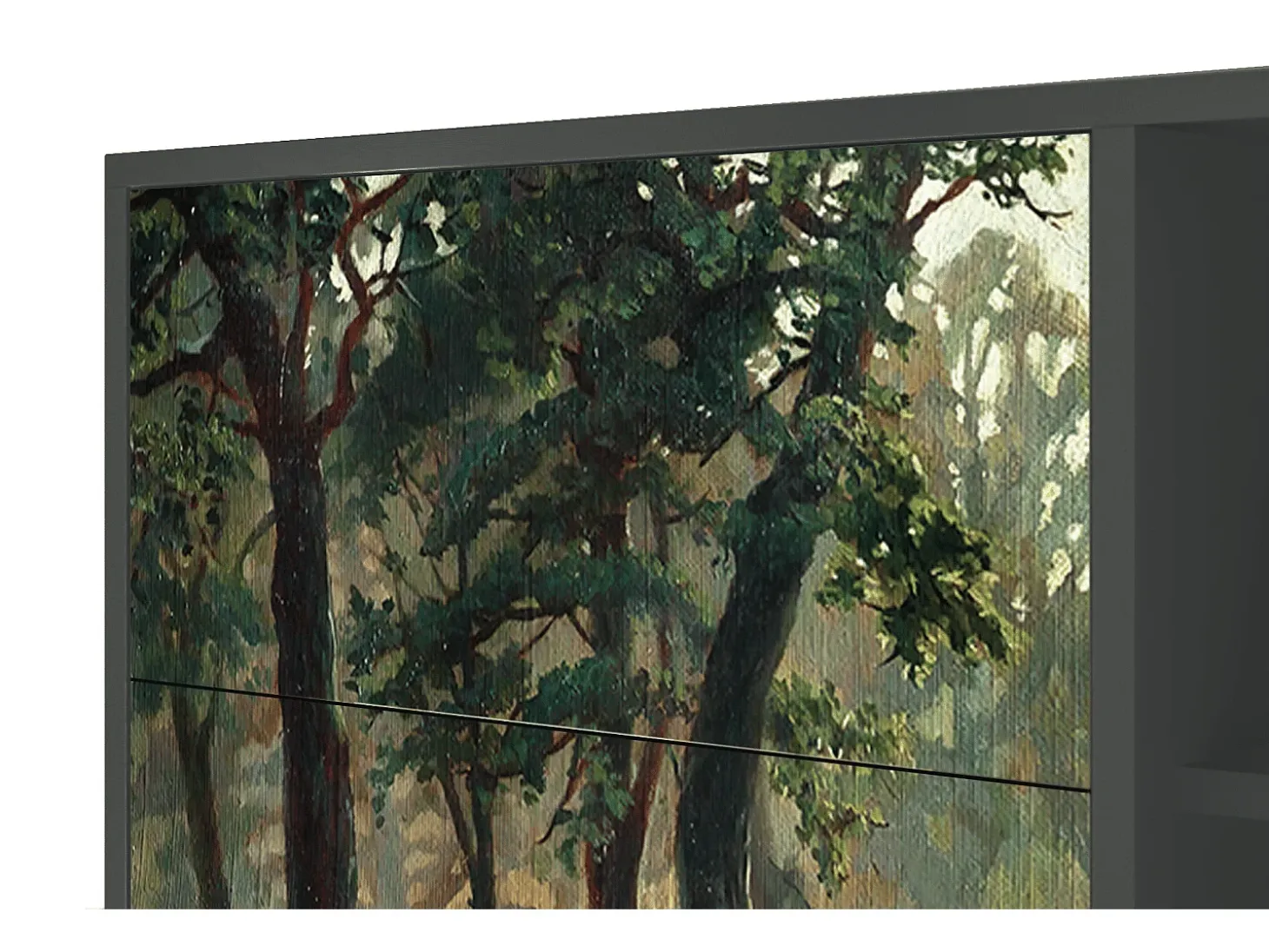 Aparador - 125x98x48 cm - BS2 - Rain in the Oak Forest, Antracita