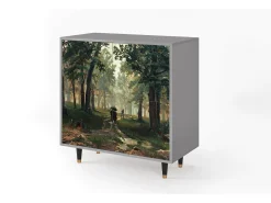 Aparador - 94x96x48 cm - BS3 - Rain in the Oak Forest, Gris