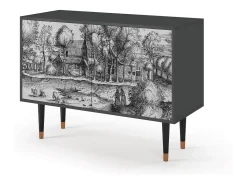 Aparador - 115x85x48 cm - BS4 - A Pond, Antracita