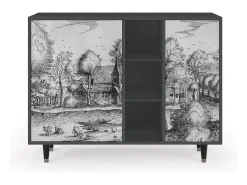 Aparador - 125x98x48 cm - BS2 - A Pond, Antracita