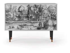 Aparador - 115x85x48 cm - BS4 - A Pond, Gris